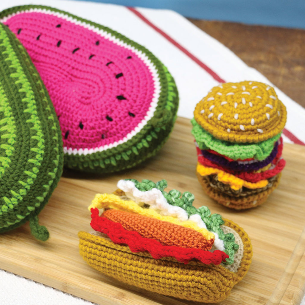 Foldable Burger Foldable Hot Dog Sliceable Watermelon