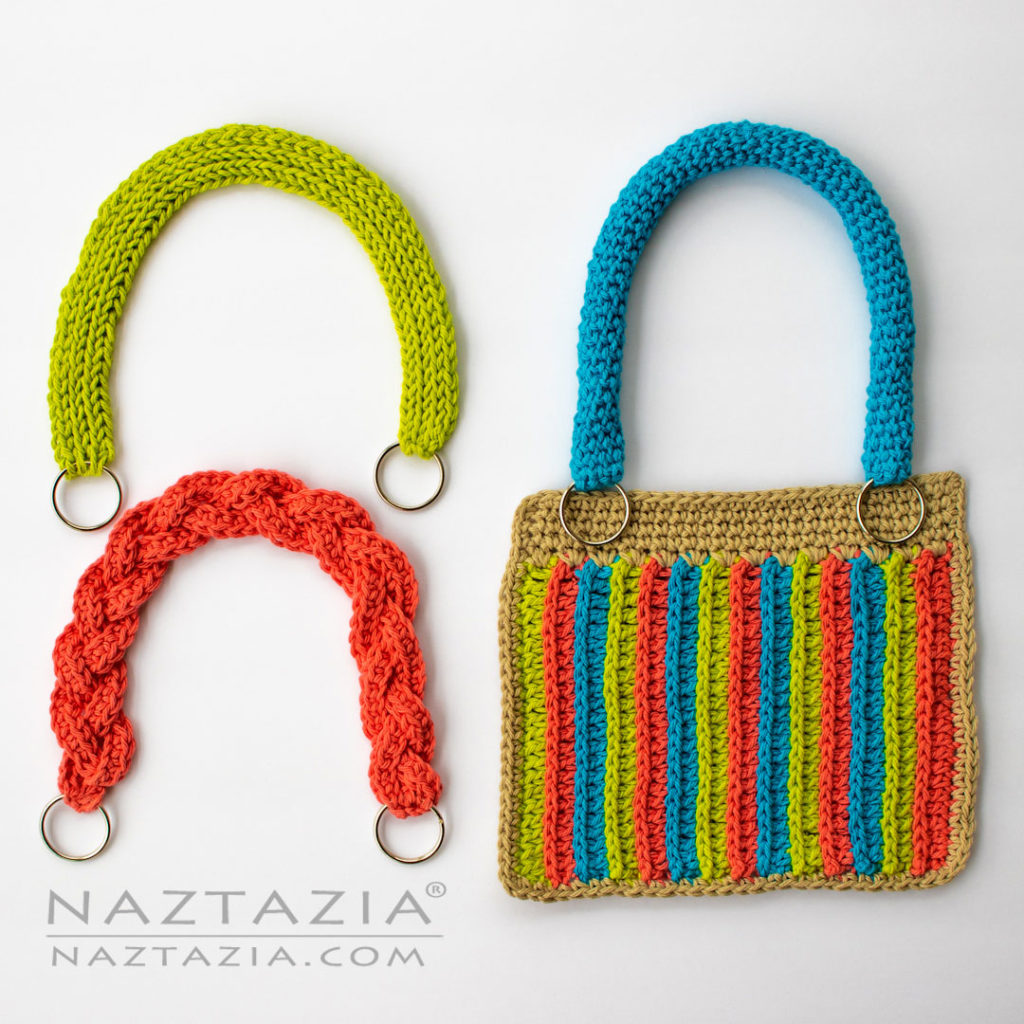 Crochet Handbag Handles for a Bag Purse and Tote
