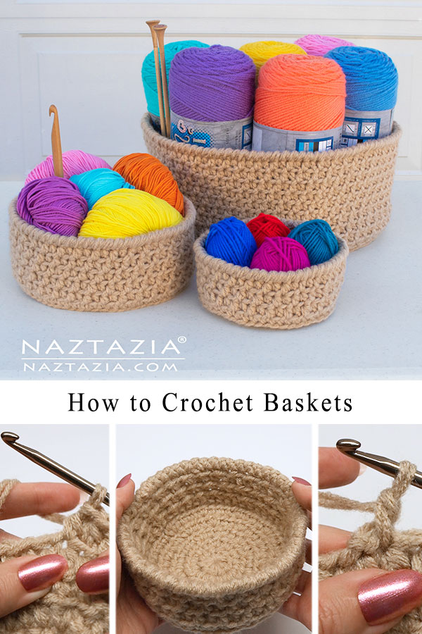 Crochet Basket for Home Decor