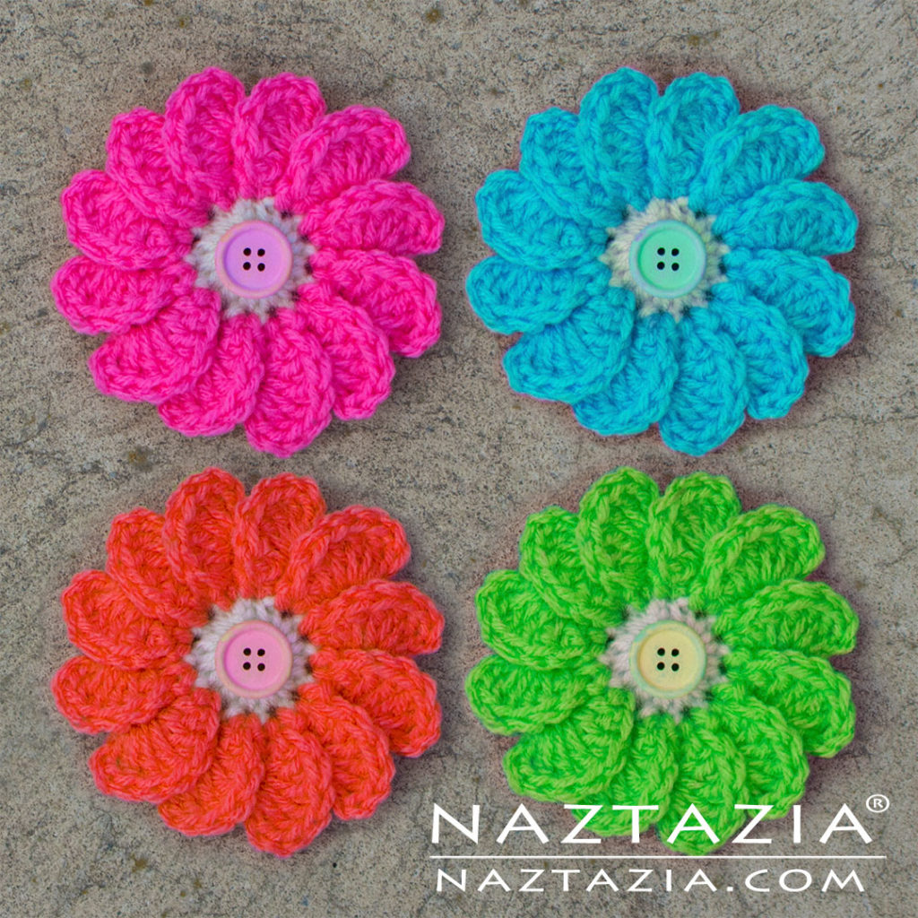 Crochet Flowing Flower Tutorial