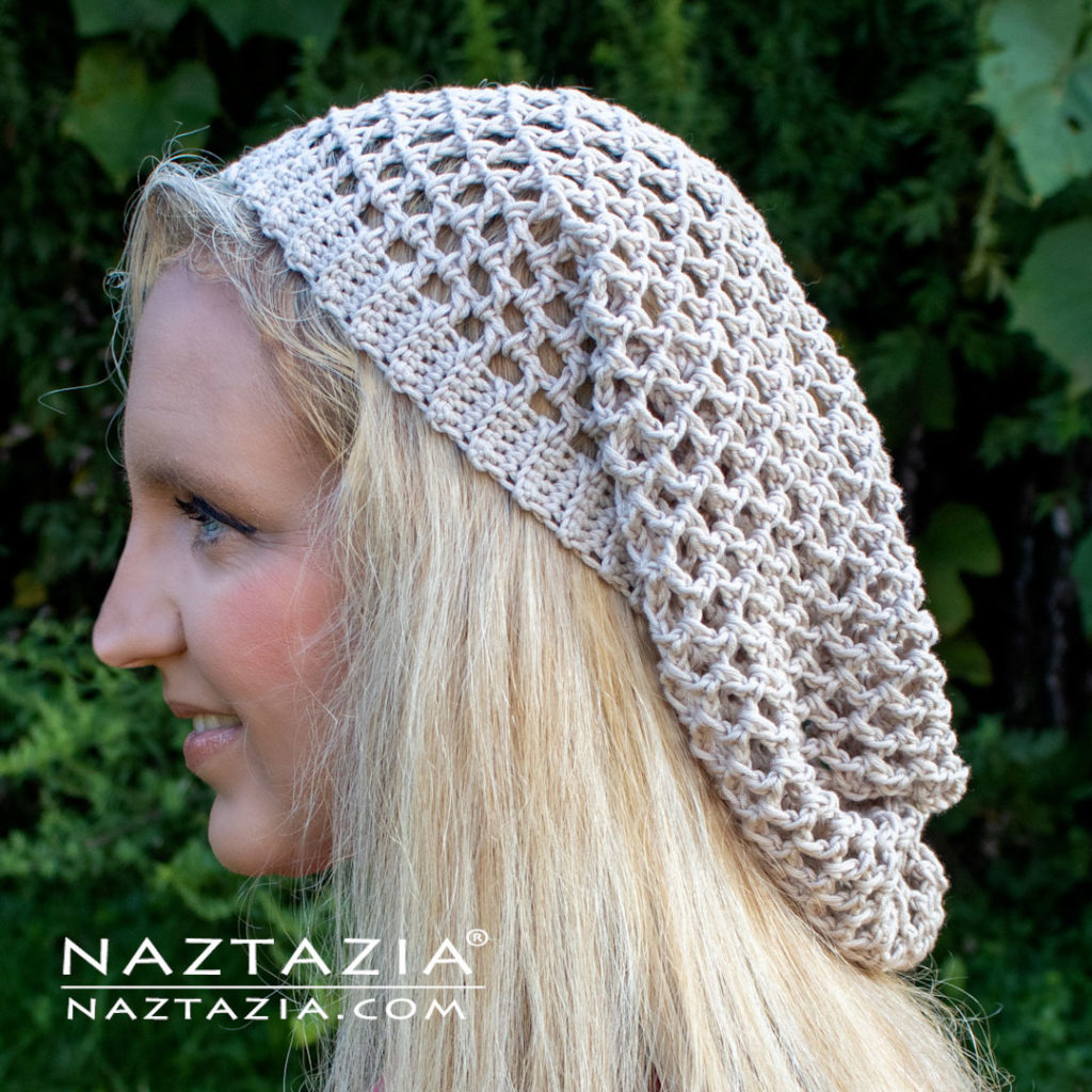 Crochet Easy Mesh Hat