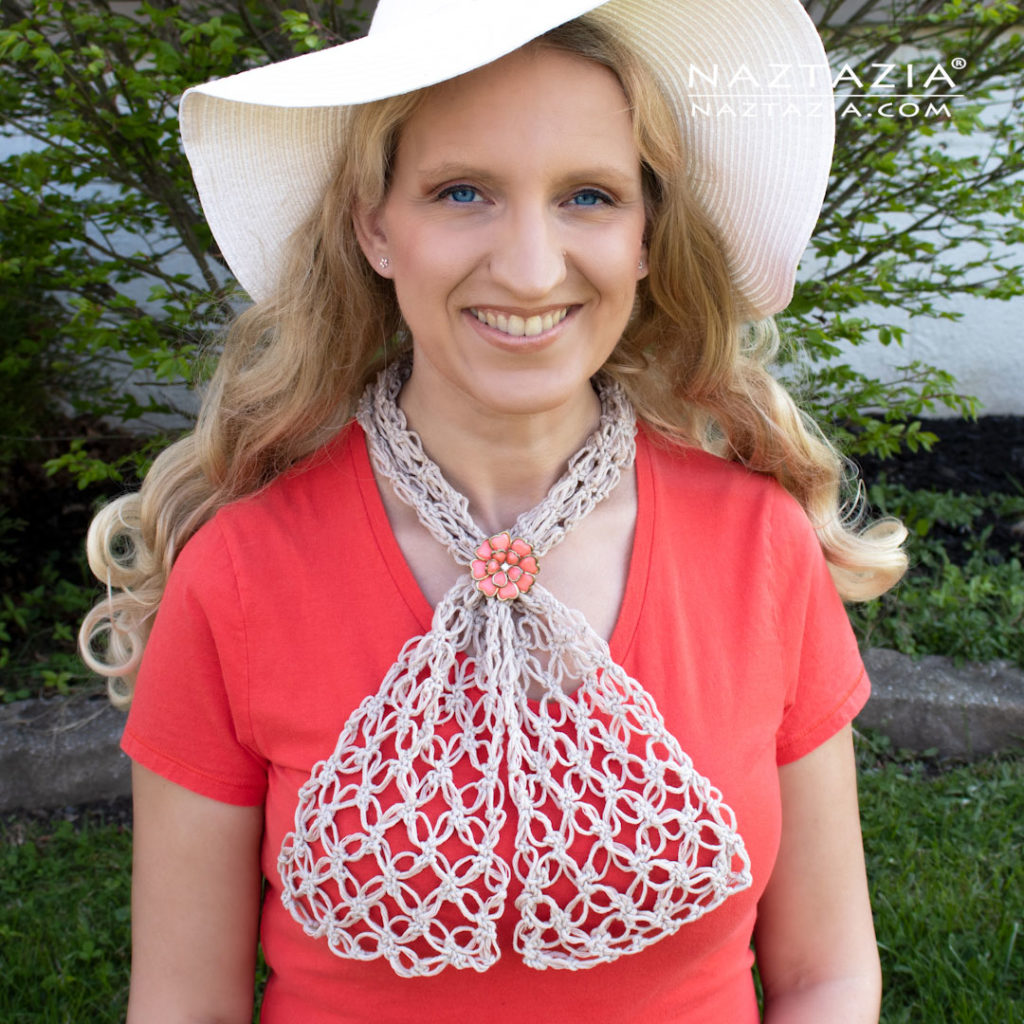 How to Crochet Solomon's Knot Scarf Tutorial