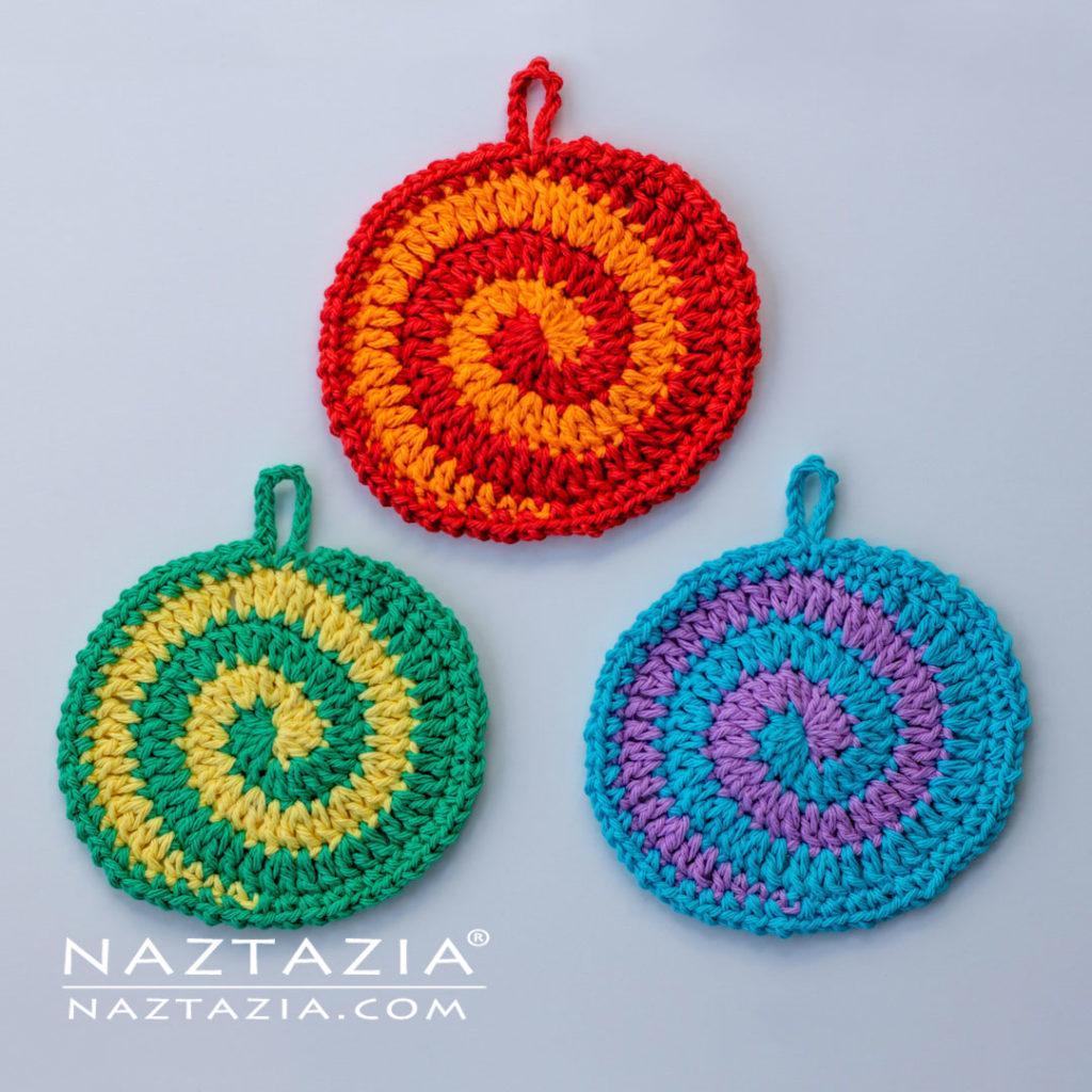 Crochet Spiral Dishcloth Pattern