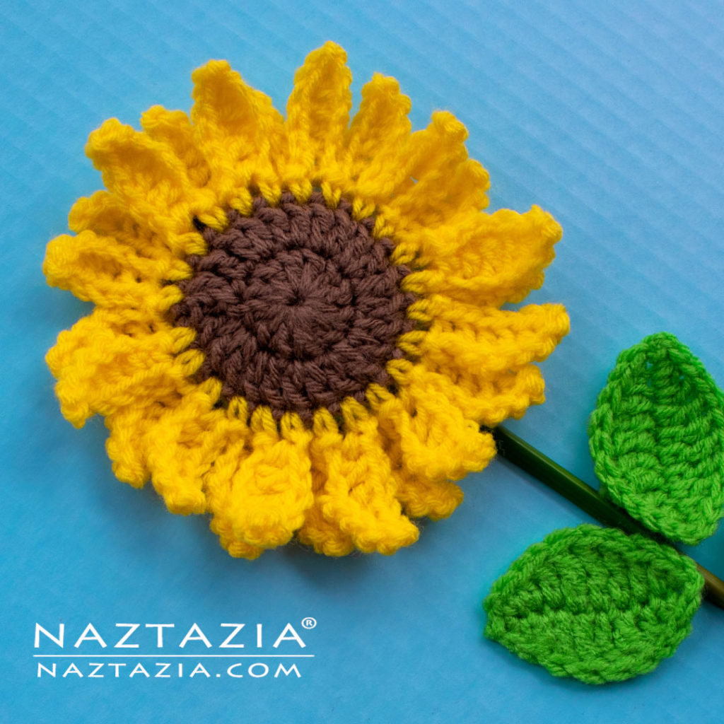 Crochet Sunflower Tutorial