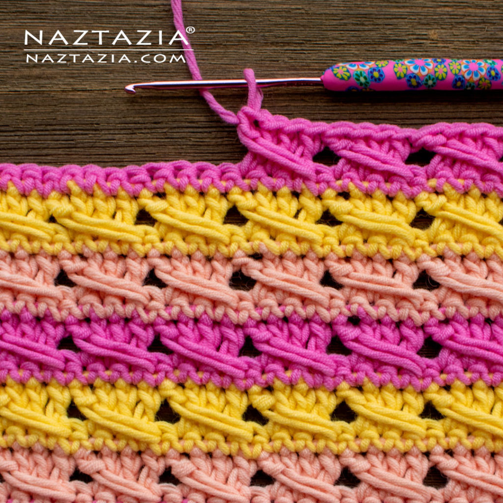 How to Crochet the Cross Over Stitch Pattern