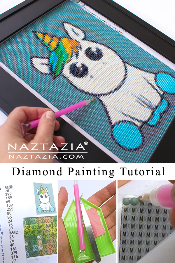 Diamond Painting Tutorial - How to Paint with Diamonds Crafts