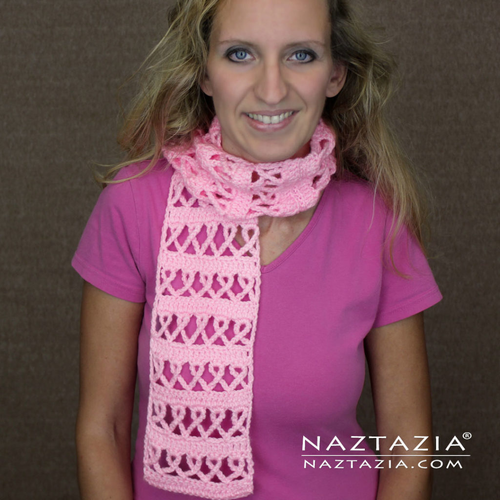 DIY Awareness Ribbon Scarf