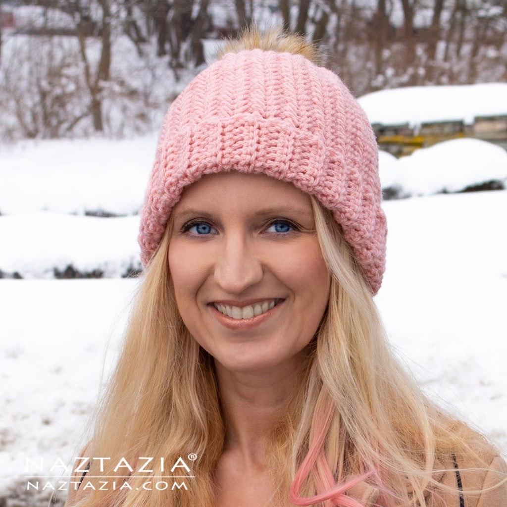 Herringbone Hat DIY Crochet Stitch Cap Beanie