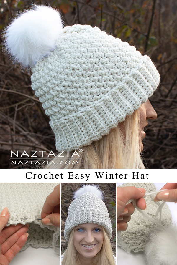 How to Crochet an Easy Winter Hat
