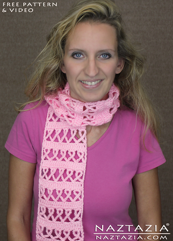 Breast Cancer Awareness Scarf