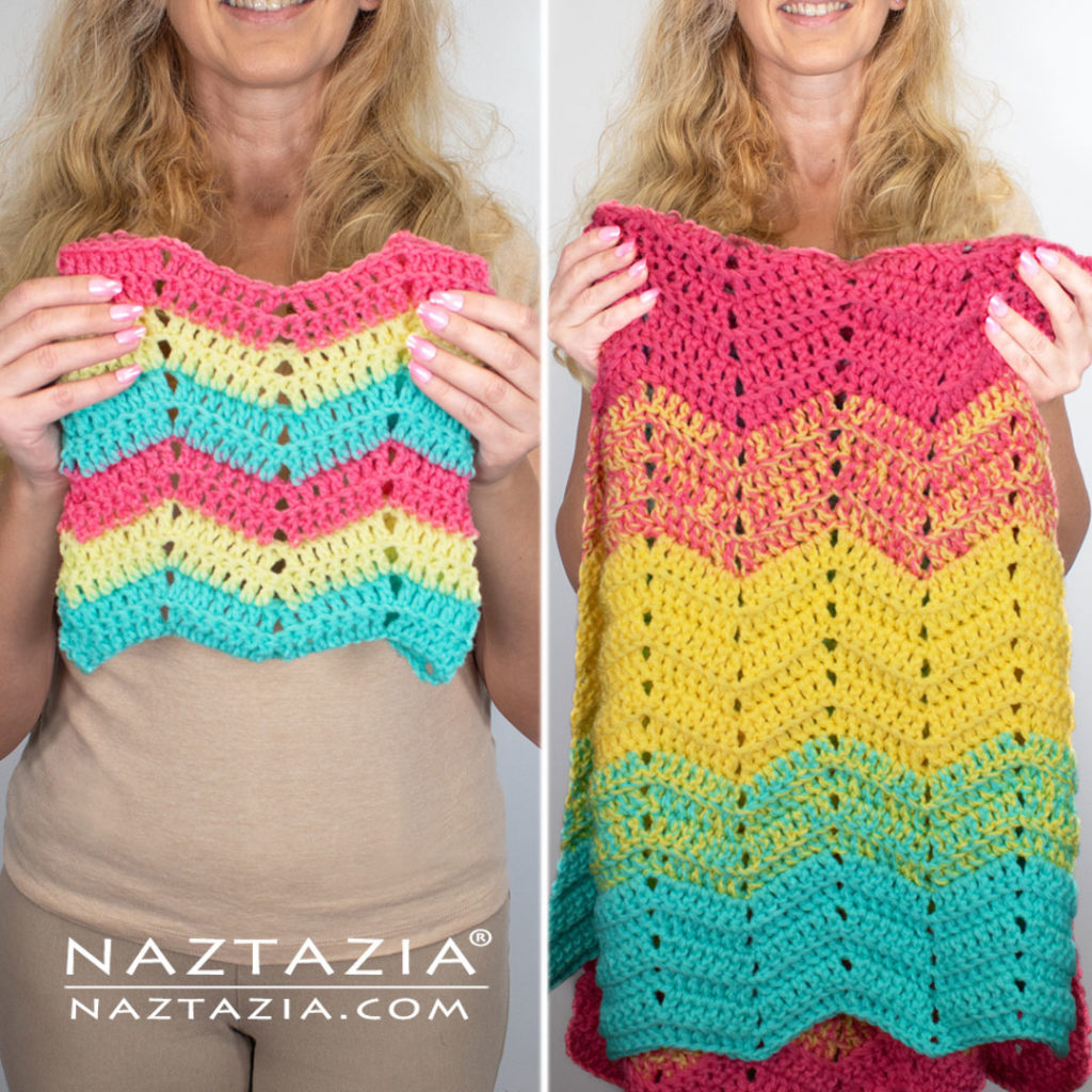 How to Make a Blanket from a Stitch Pattern