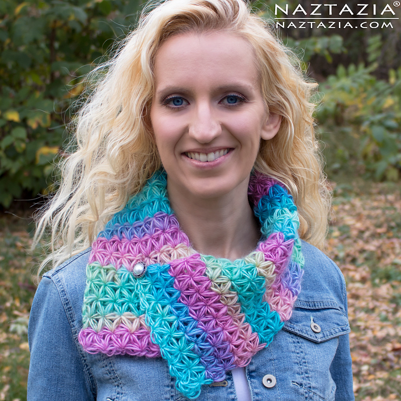 Crochet Oh My Stars Scarf Pattern
