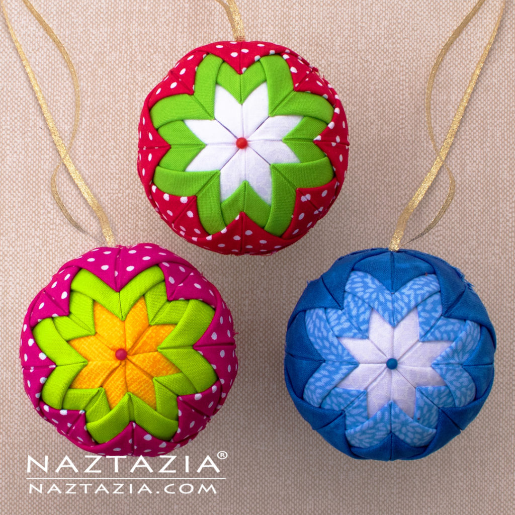 DIY Quilted Ornament No Sew Fabric