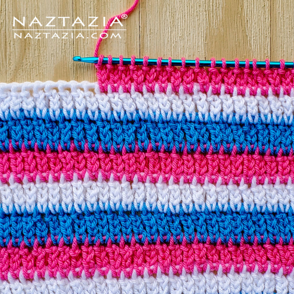 Tunisian Crochet Chain Stitch Pattern